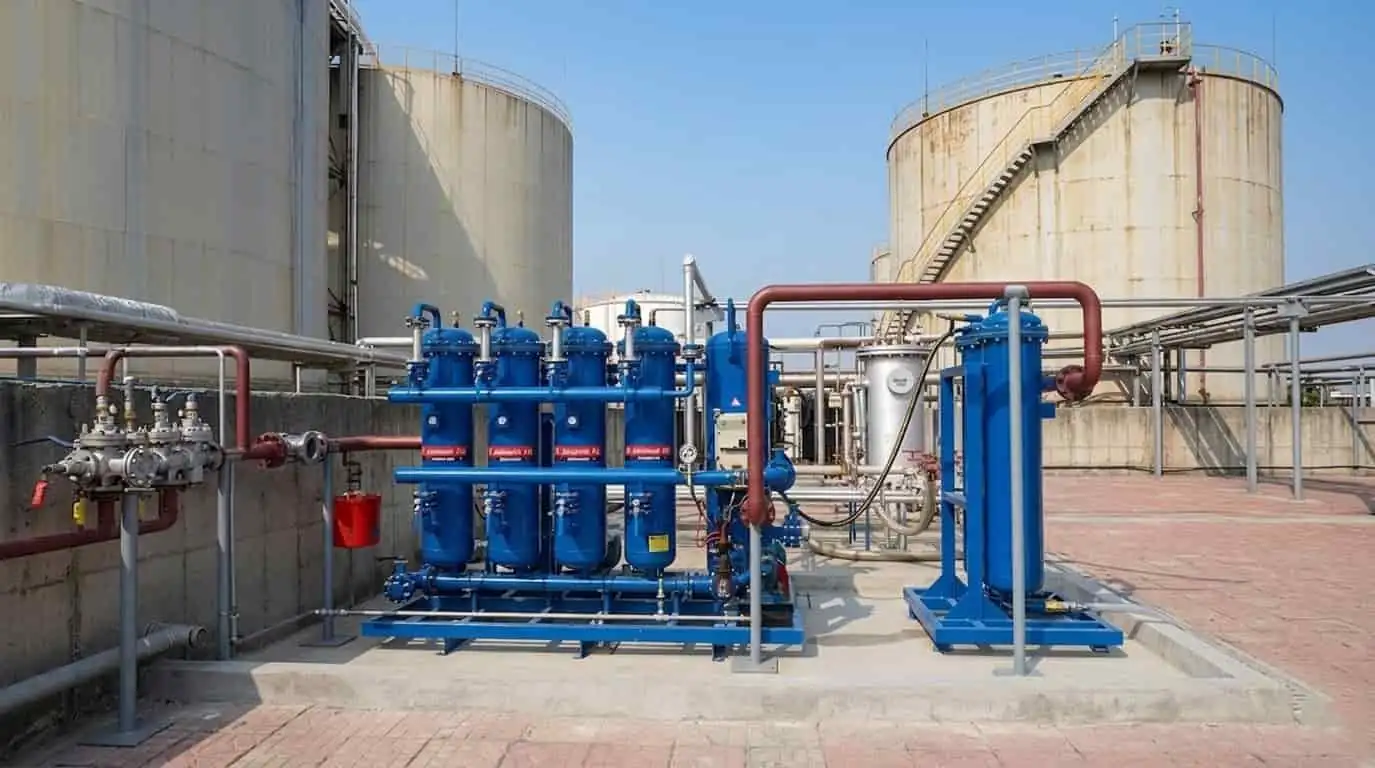 JY-DX40 Skid-Mounted Membrane Separation Fine Filtration System — 40m³/h Rigid Membrane Diesel Purification Skid - Product images 4