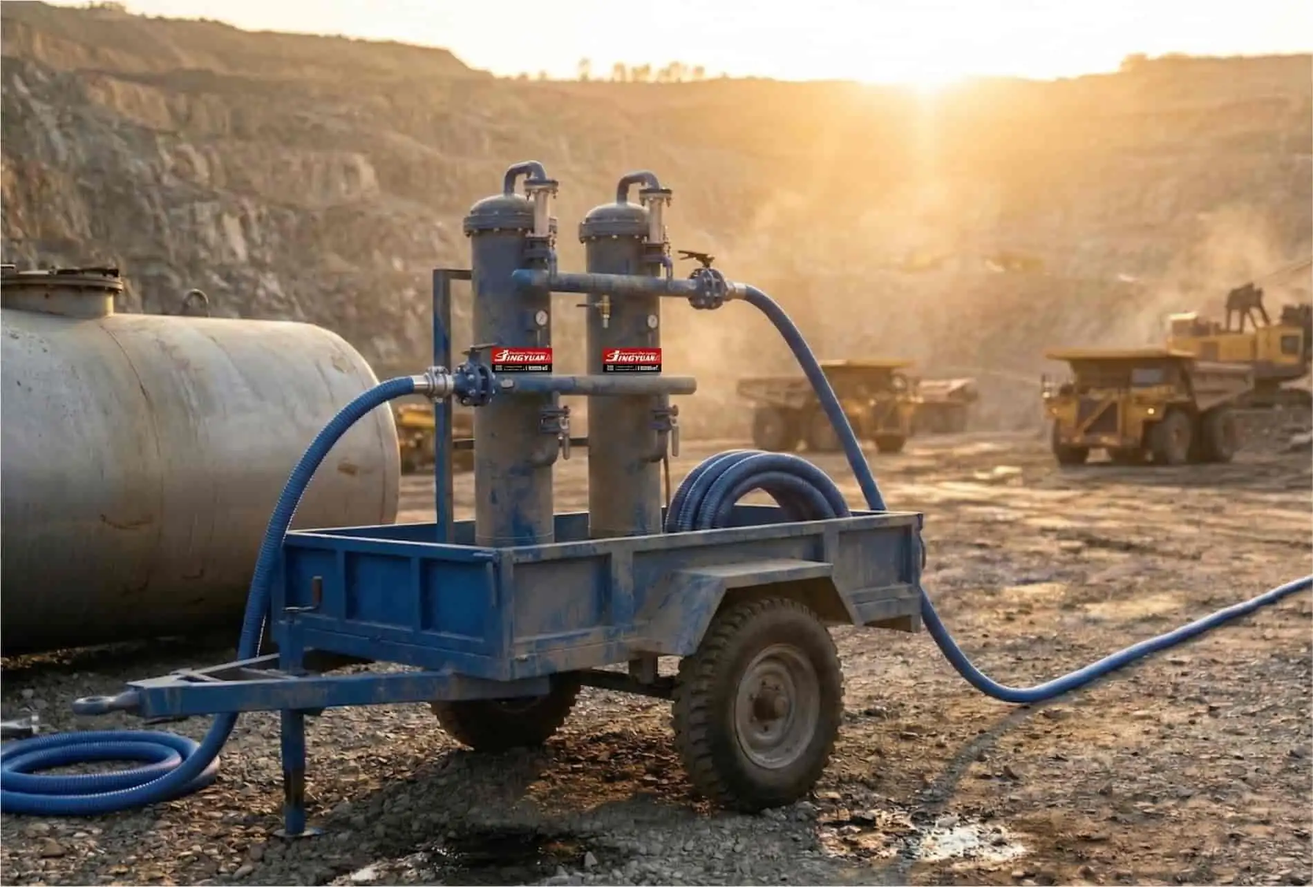 JY-DX5 Compact Skid-Mounted Fine Filtration System — 5m³/h Modular Diesel Fine Filtration and Fluid Purification Unit - Product images 3