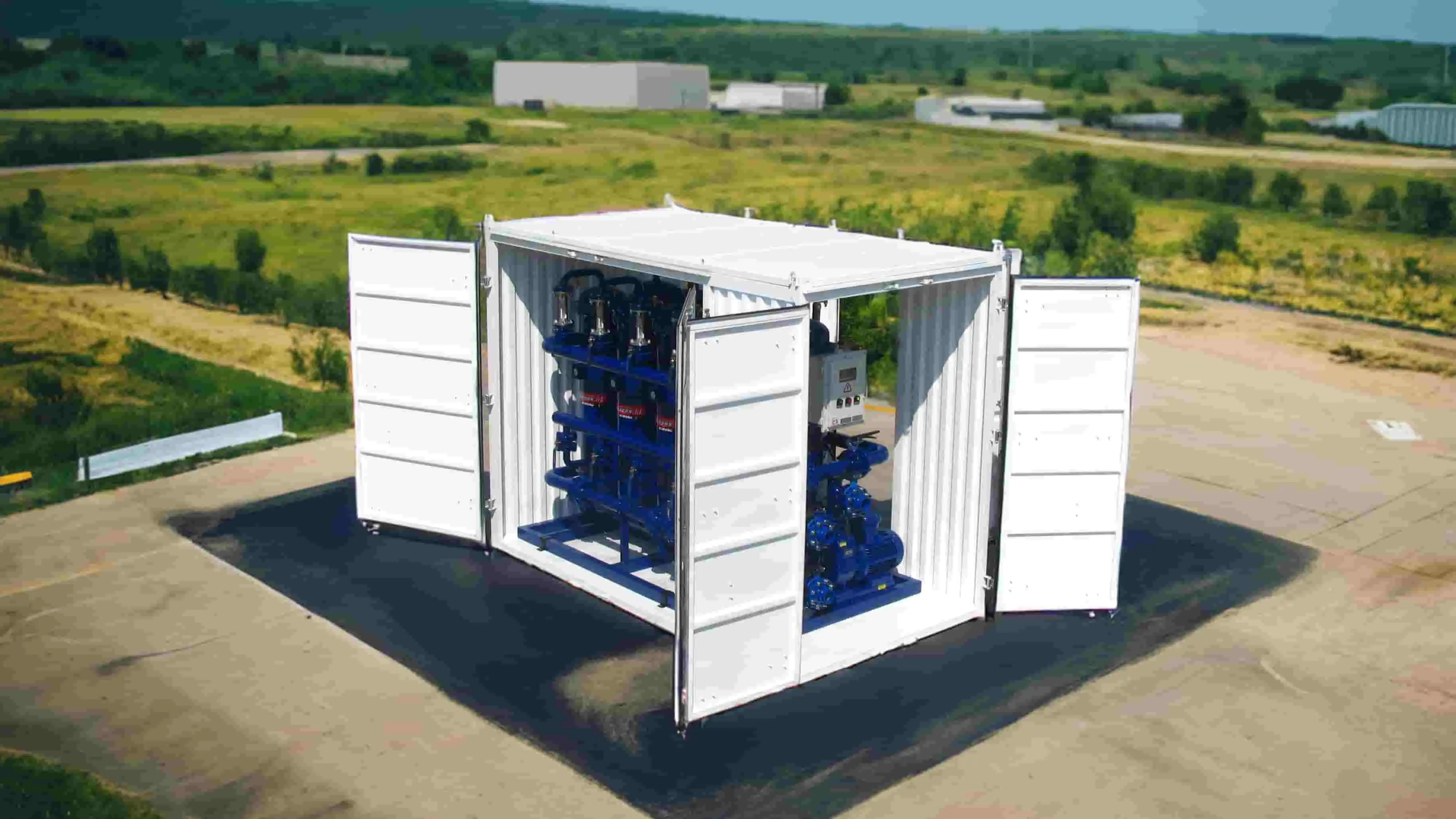 JY-Q325 Containerized Skid-Mounted High-Flow Refined Oil Purification Station — 40m³/h Rigid Membrane Explosion-Proof Diesel Purification System - Product images 4